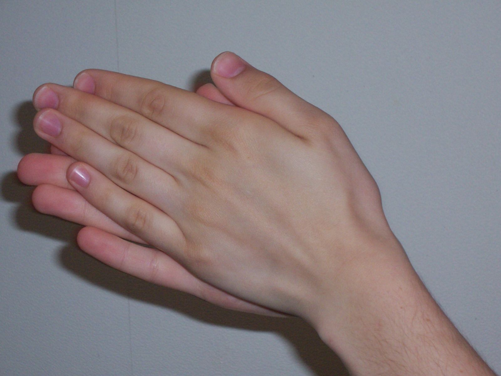 Rubbing hands Rubbing hands